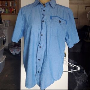 Under Armour casual button down shirt-blue size large